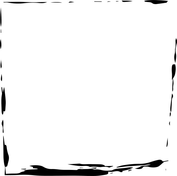 方框刷垃圾颜料水彩画图片下载