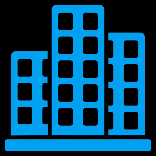 城市图标从商业设置图片下载