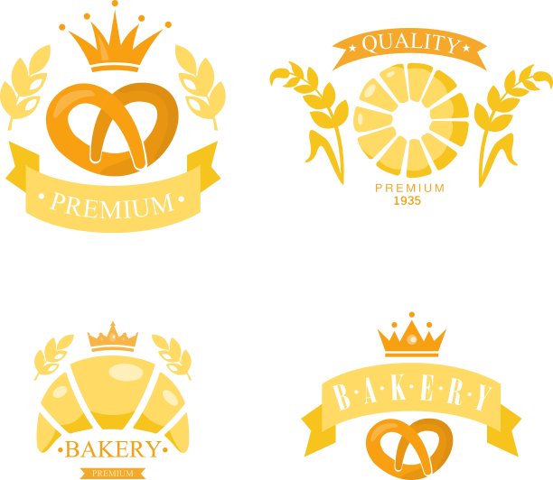 古董面包店标签图片下载