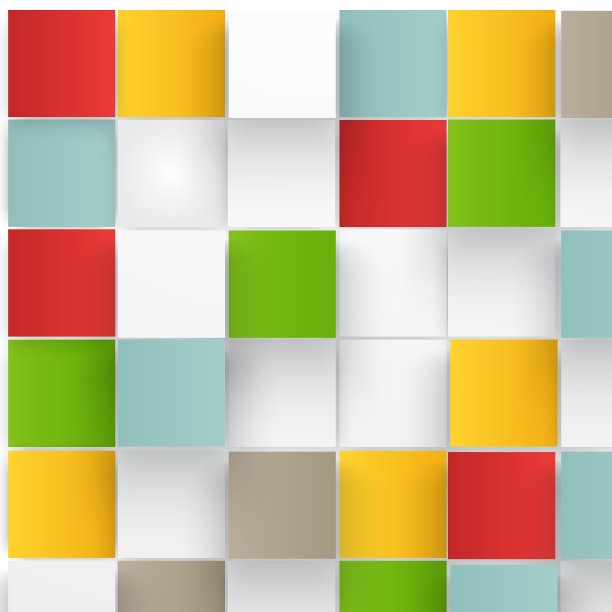 从灰色立方体中抽象出几何形状图片下载