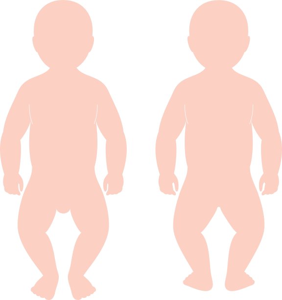 婴儿剪影前后图片下载