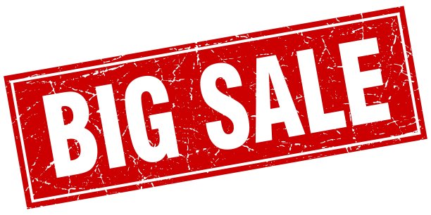 大甩卖，白色的红方块垃圾邮票图片下载