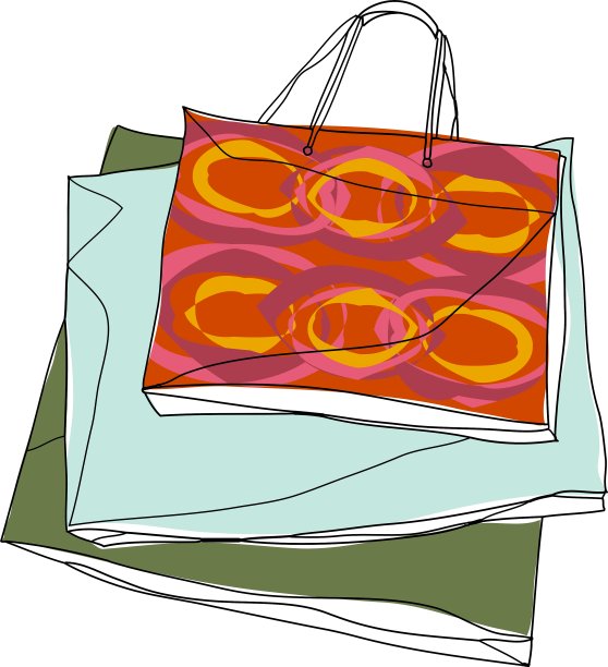 购物袋的视图图片下载