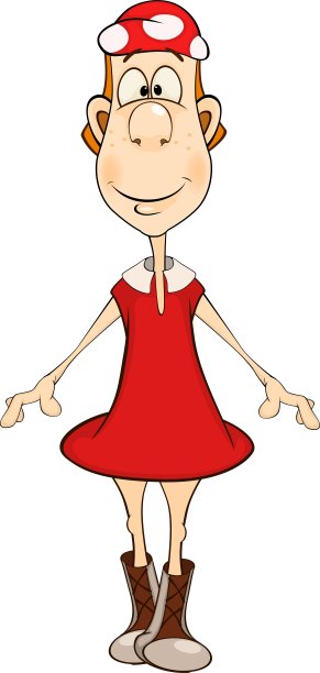 小女孩卡通图片下载