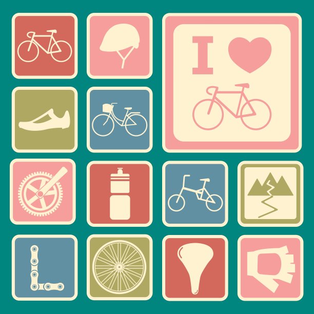 自行车图标图片下载