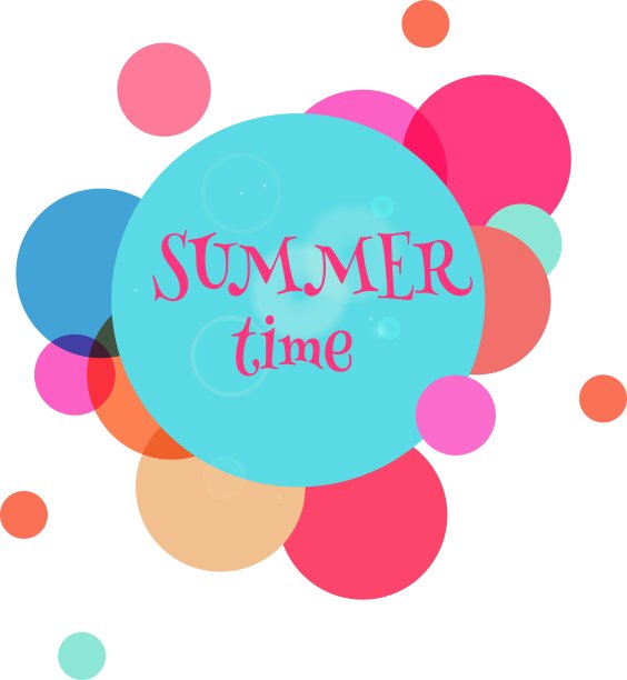 夏季背景文字图片下载