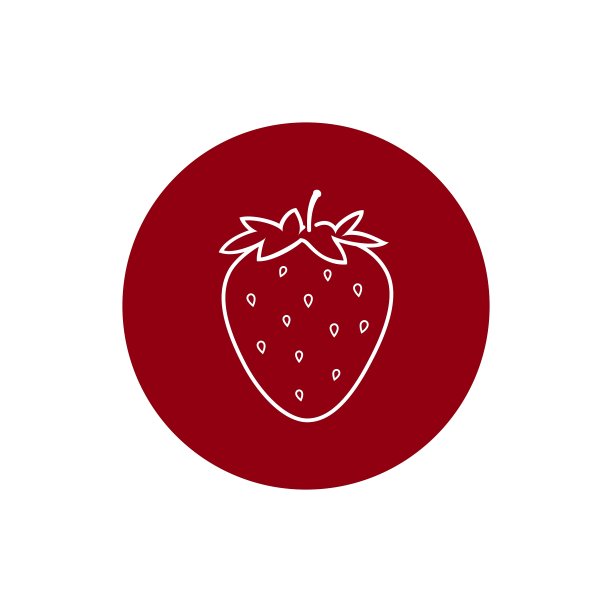 图标草莓的轮廓图片下载