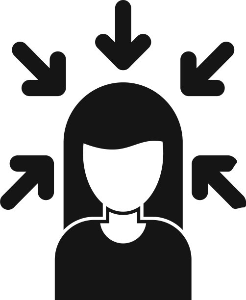 女性买家图标简单的风格图片下载