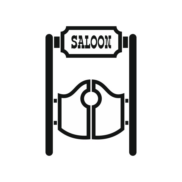 老西部摆动沙龙门图标图片下载