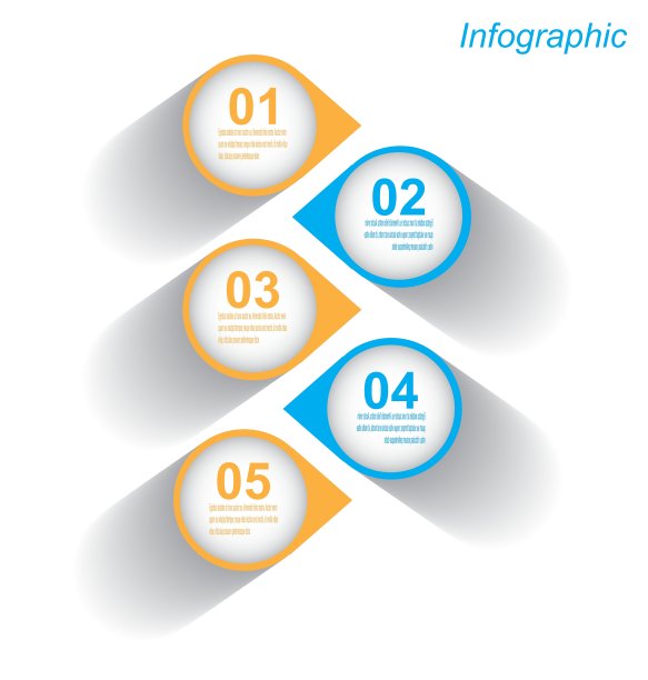 信息图表设计模板图片下载