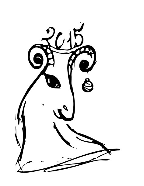 山羊是2015年的象征图片下载