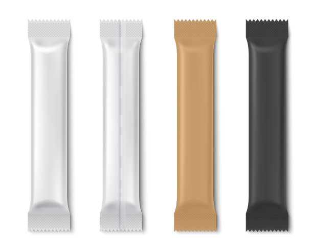 香袋粘糖包装模型的咖啡和图片下载