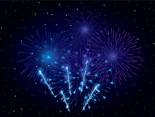 烟花飞溅爆炸背景图标图片下载