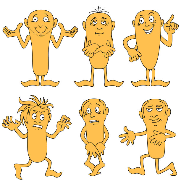 男性卡通人物设定图片下载