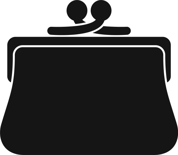 女人钱包图标简约风格图片下载