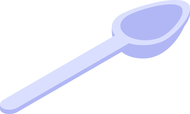 塑料勺图标等距风格图片下载