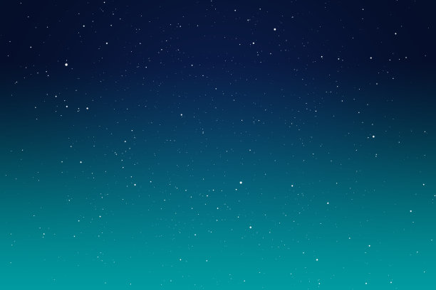 挪威罗浮敦群岛的绿色北极光和星星。冬季夜晚有北极光的天空。自然景观背景。插图图片下载