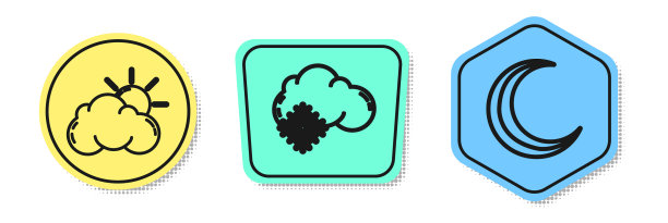 设线太阳和云天气云与雪图片下载