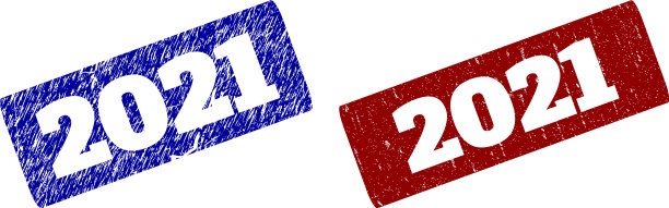 2021红色和蓝色圆形矩形密封带图片下载