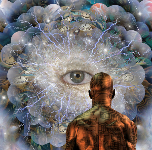 造物者眼前的半机械人图片下载