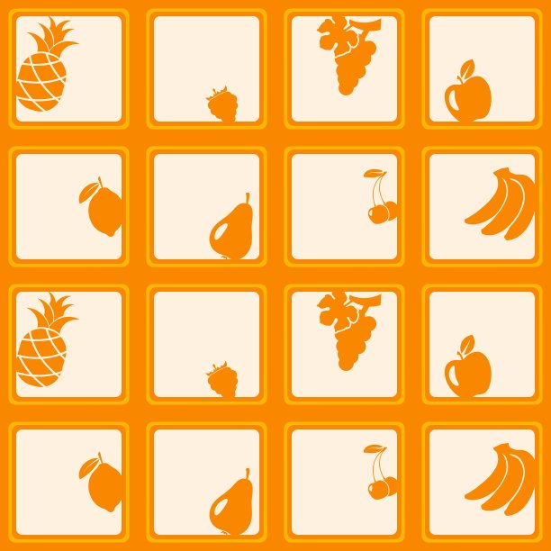 无缝的水果背景图片下载