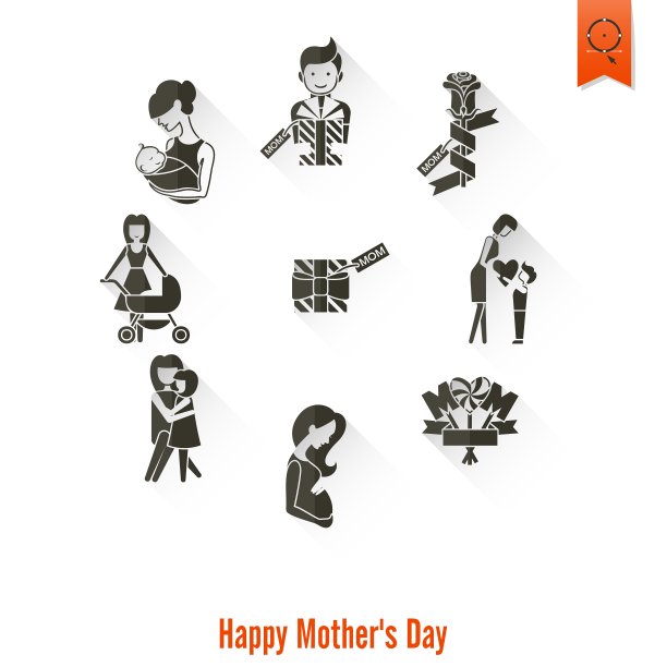 母亲节快乐图标图片下载