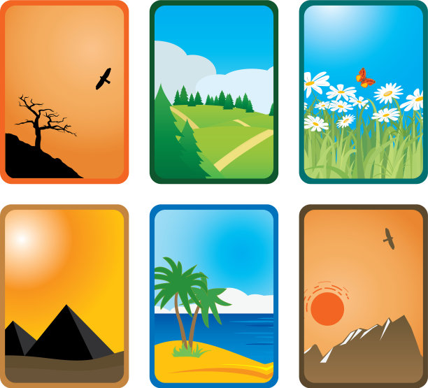 自然的卡片图片下载