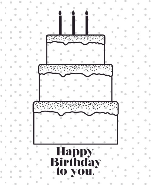 生日快乐设计图片下载