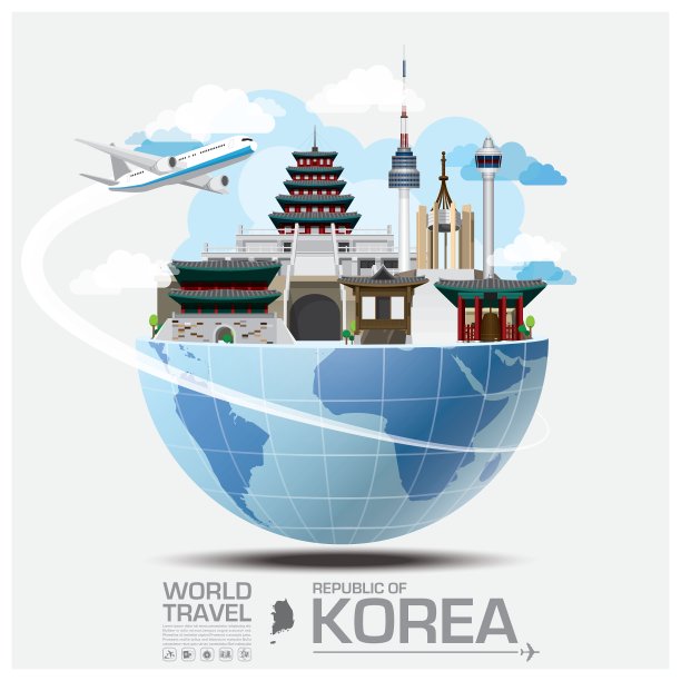 韩国地标环球旅行和旅程图片下载
