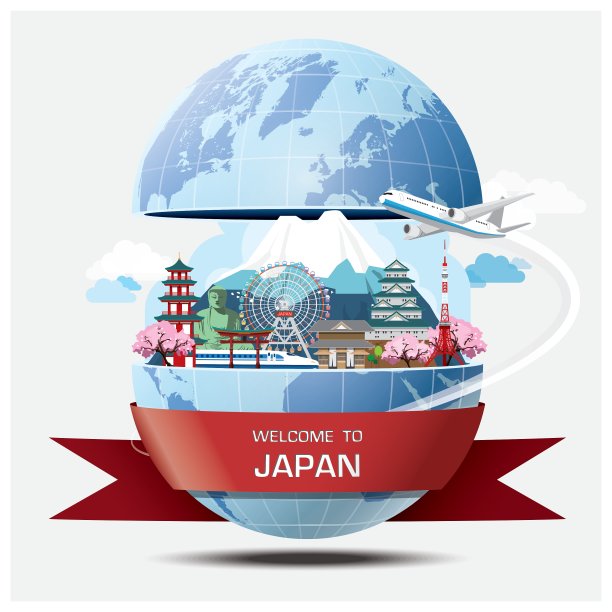 日本地标全球旅游和旅程图片下载
