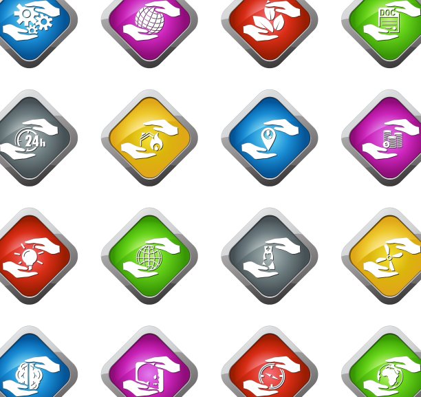 保险的手的图标图片下载