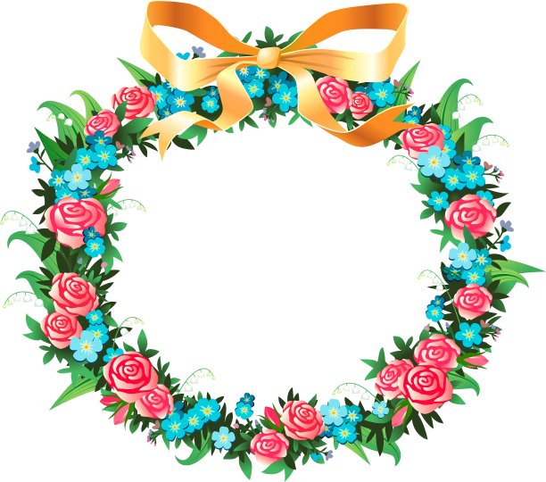 复古的花环图片下载