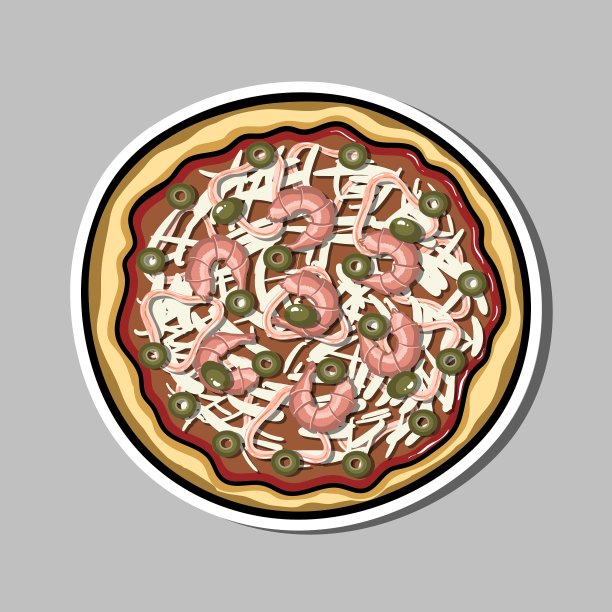 正上方白色背景下的食物照片图片下载