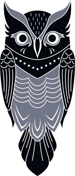 猫头鹰装饰艺术图片下载