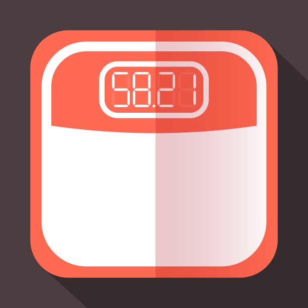 数字体重计，可食用数字图片下载