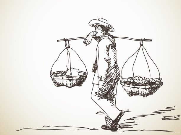 扛着轭的人图片下载