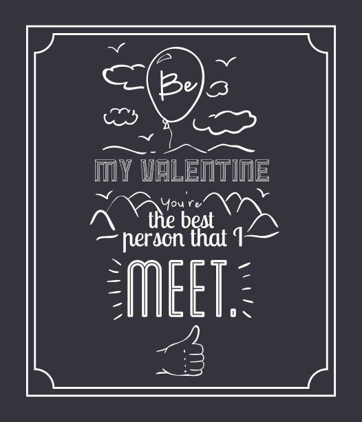 爱的信息设计图片下载