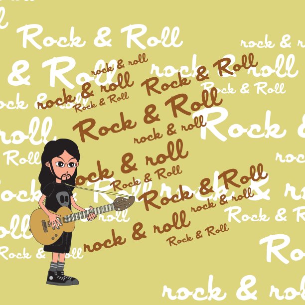 卡通的音乐家图片下载