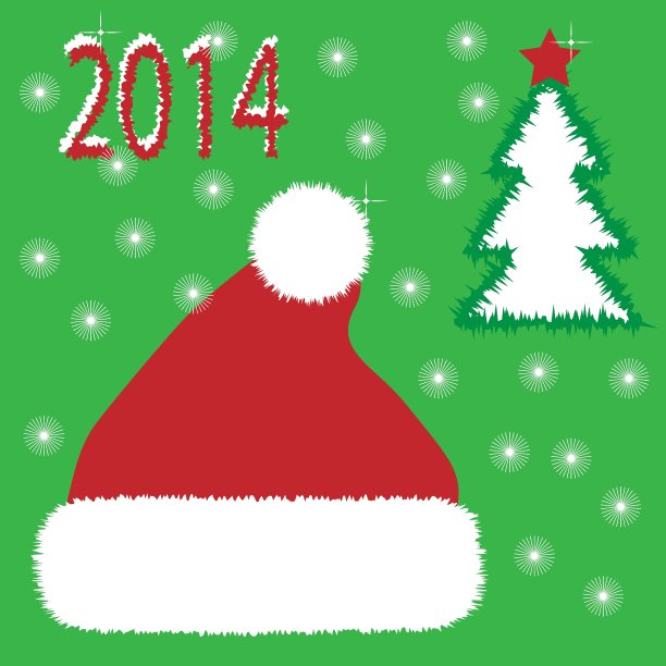 红色圣诞帽图片下载