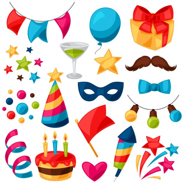 嘉年华表演及派对成套庆祝物件图片下载