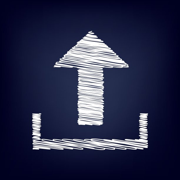 带有粉笔效果的图标图片下载