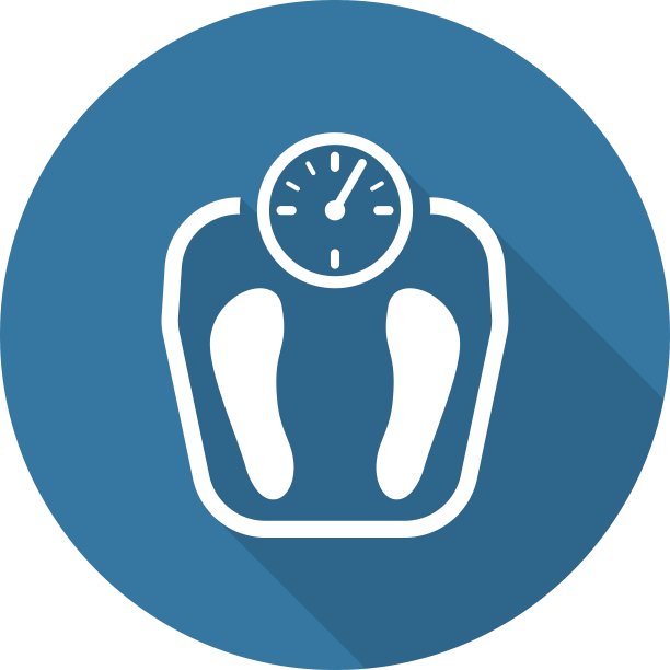 重量管理图标平面设计图片下载