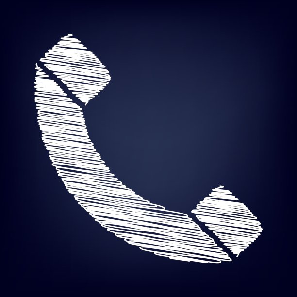 带有粉笔效果的图标图片下载