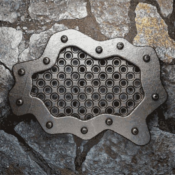 金属和石材背景图片下载