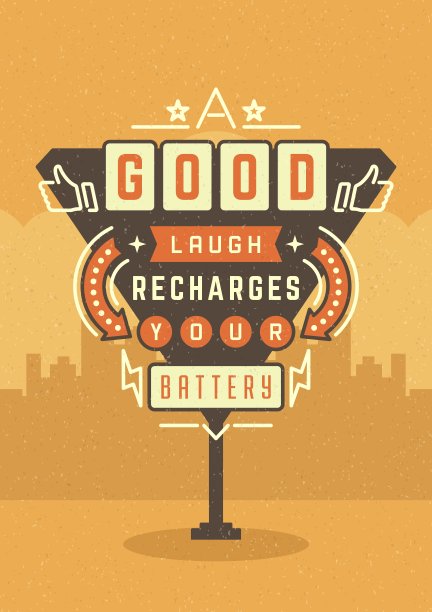 复古标识广告牌排版引用海报图片下载