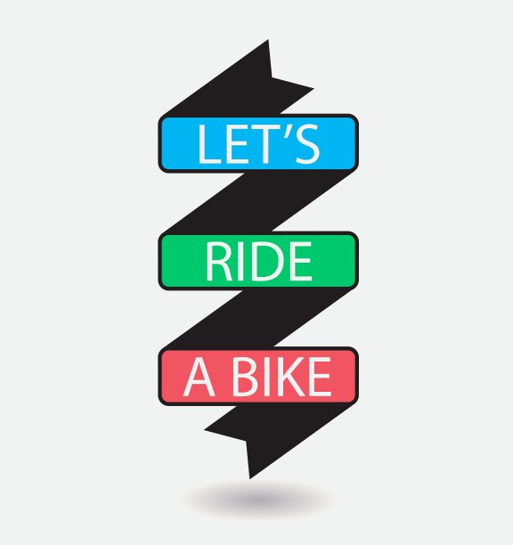 丝带上有图形信息图片下载