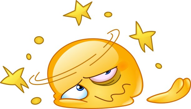 晕眩和压扁的表情图片下载