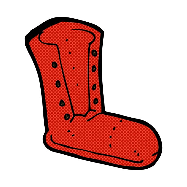 漫画卡通旧靴子图片下载