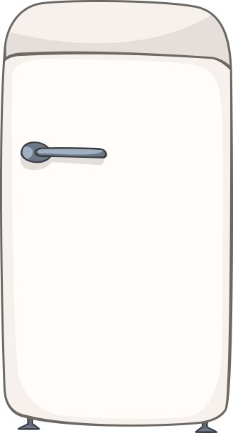 卡通家庭厨房冰箱图片下载