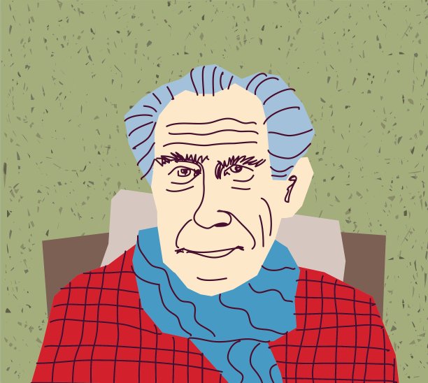 老爷爷肖像人物图片下载